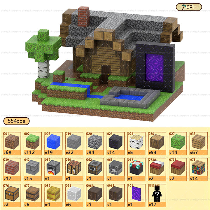 Magnetic Building Block Magnet Cube Mine World Set for Boy Girl Kid Age 3+ DIY Model Children STEM Sensory Toy Christmas Gift