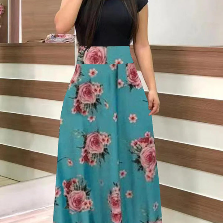 Floral Print Swing Dress – Summer Style for Effortless Elegancewomen's large swing skirt
