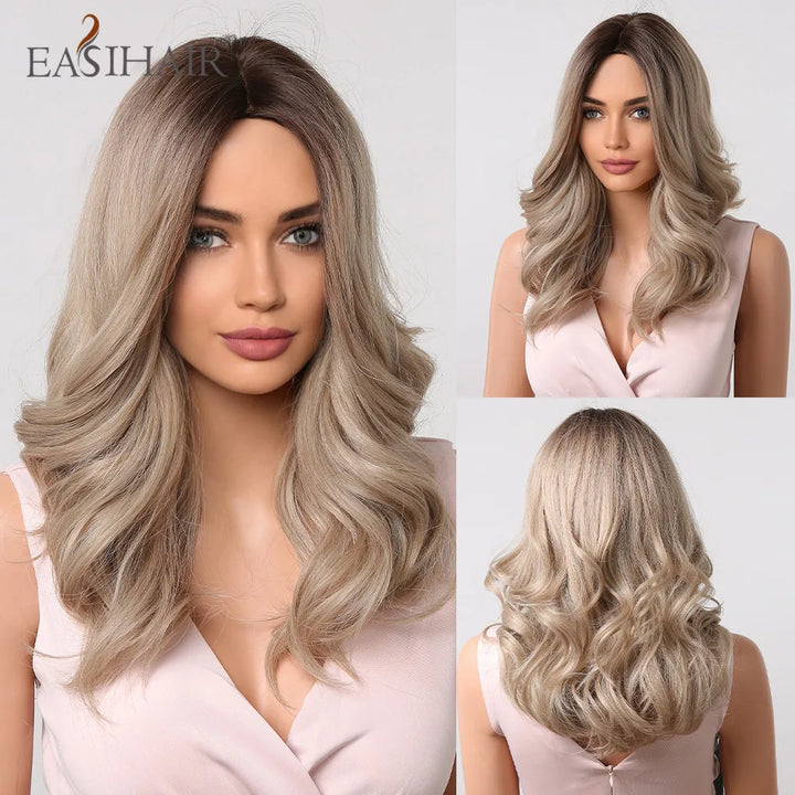 Blonde Ombre Heat-Resistant Wig