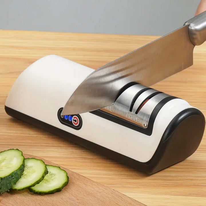 Electric Knife Sharpener – 5-Second Fast Sharpening & Polishing Tool for All Kitchen Knives