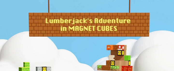 Magnetic Building Block Magnet Cube Mine World Set for Boy Girl Kid Age 3+ DIY Model Children STEM Sensory Toy Christmas Gift