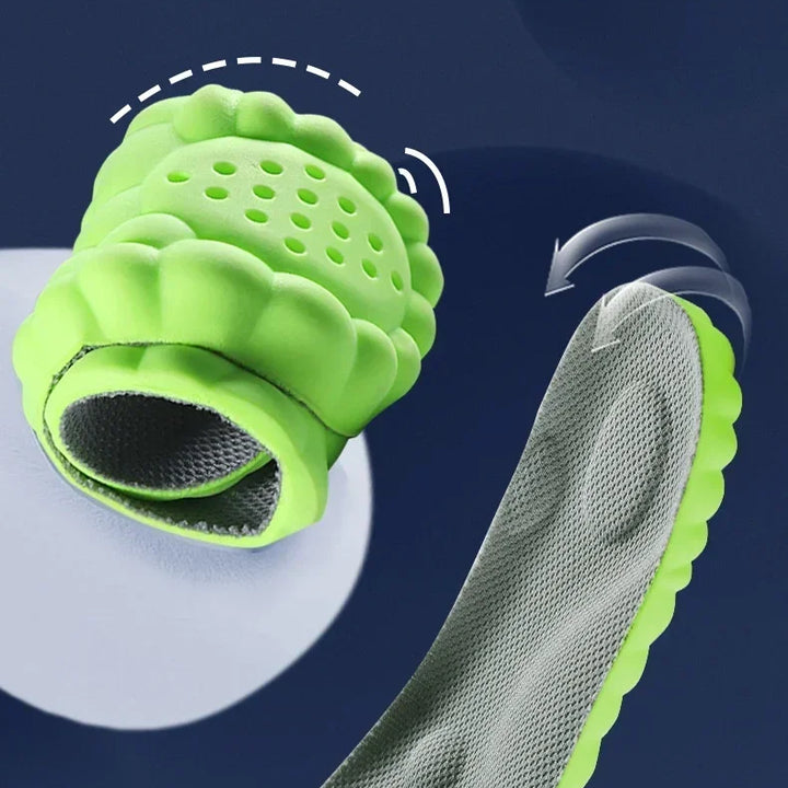 Orthopedic Latex Insoles – Breathable & Shock-Absorbing