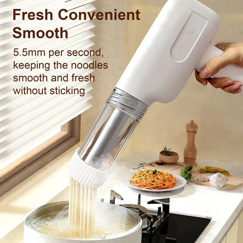 Automatic Wireless Noodle Maker – Handheld & Portable Pasta Press for Home or Commercial Use
