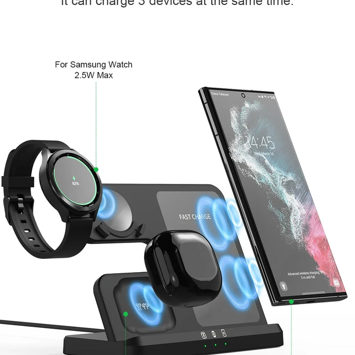 Fast Wireless Charging Pad for iPhone & Samsung Devices