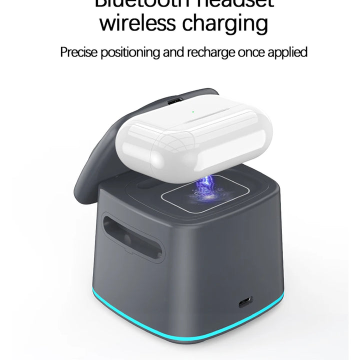 3-in-1 Magnetic Wireless Charger for Apple Devices - 15W Fast Charge